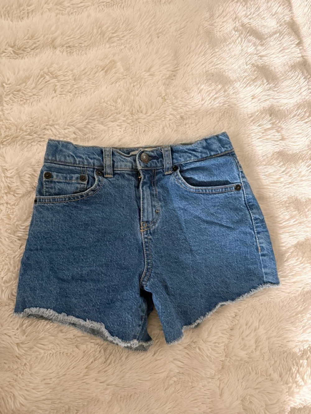 Levi’s Girls A-Line Denim Shorts Size 7
